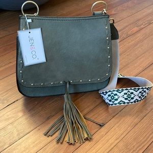 Jen & Co. Vegan Leather Crossbody Bag